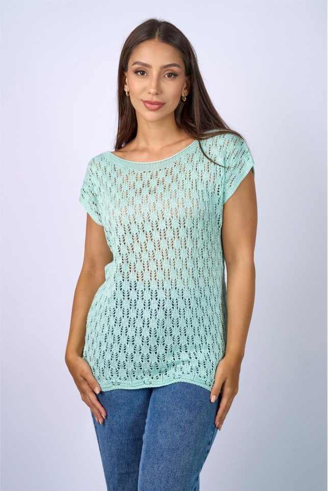 BLUSA VERAO TRABALHADA- 342